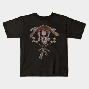 Tribal skull 2 Kids T-Shirt